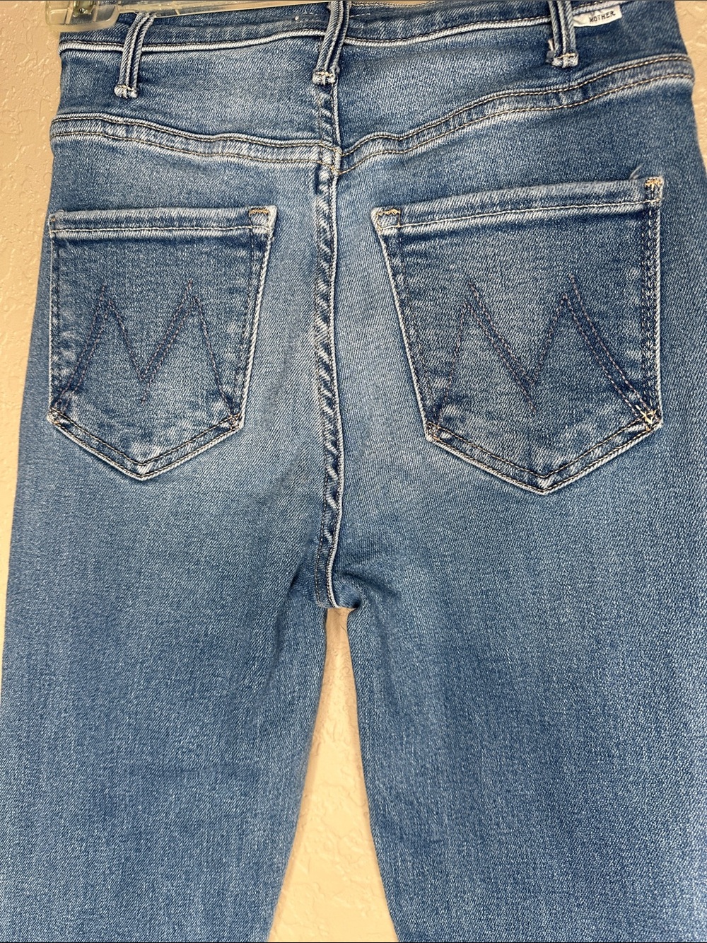 MOTHER The Hustler High-Rise Ankle Fray Jeans in Layover - Picture 12 of 12